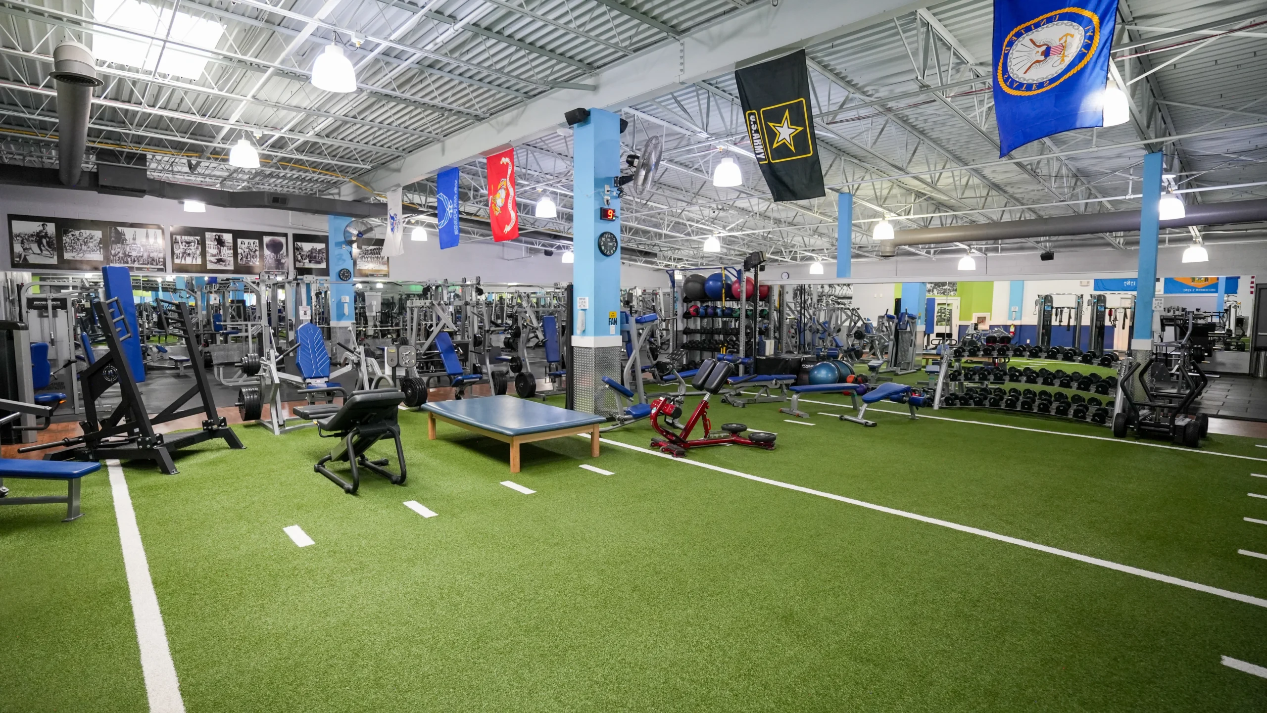 Selectorized weight machines at Everyone Fitness in Rehoboth Beach, DE.